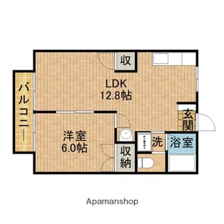 静岡県浜松市中央区高丘東5丁目【アパート】の間取り