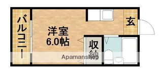 メゾン・ド・カージュ【210号室】の間取り