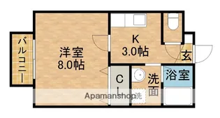COCOHOUSE幸【2階】の間取り