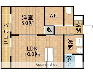 グランメゾンⅡ【406号室】の間取り