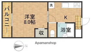 クレストアーク【1階】の間取り