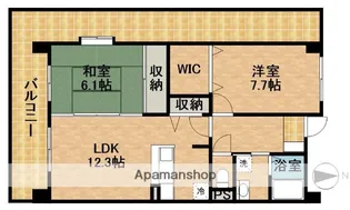 ロリオ【6階】の間取り