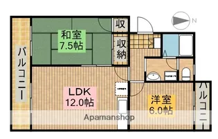 サンセットストリート【4階】の間取り