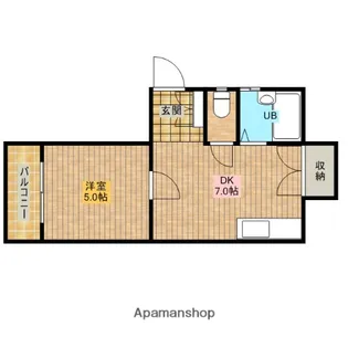 メゾン青葉台NO.6【4階】の間取り