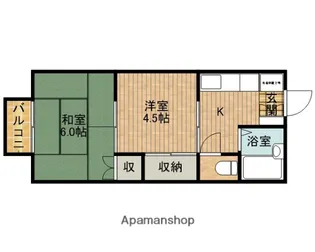 グレースA【2階】の間取り