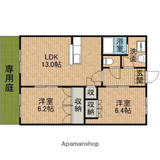 ラフィネⅢ【1階】の間取り
