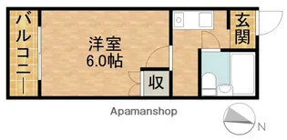メゾン・ド・ヒロ【3B号室】の間取り