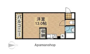ロイヤルマンション植松【3階】の間取り