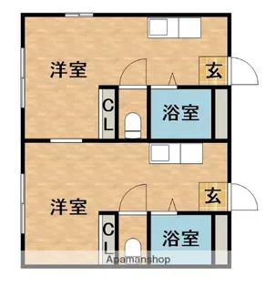 サンハイツエムⅠ【2階】の間取り