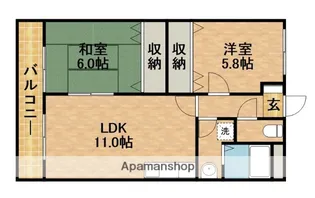 ルーチェ【302号室】の間取り