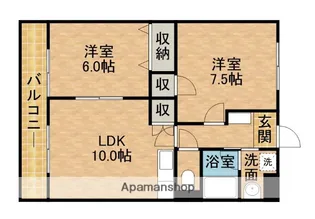 トップアイルⅡ【1階】の間取り
