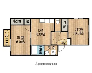 パストラルⅠ【201号室】の間取り