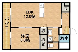 マンションリビエールⅠ【4階】の間取り