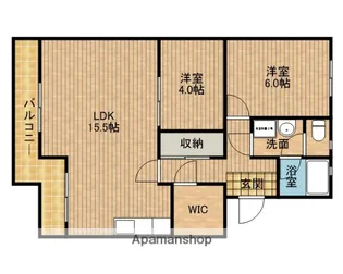 ソレイユⅡ【3階】の間取り