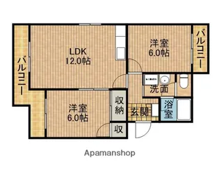 聖マンションⅠ【3階】の間取り