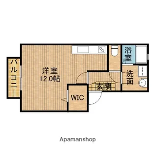 グランアベニュー【207号室】の間取り