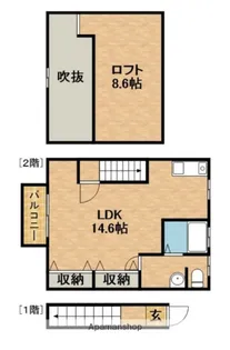 ナンディナハウス【2階】の間取り