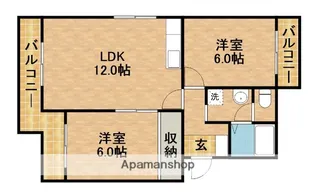 静岡県浜松市中央区葵西3丁目【マンション】の間取り