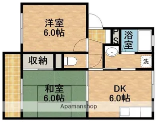 セジュールASUKA【2階】の間取り