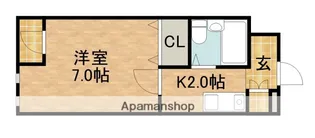 レインボープラザ【4階】の間取り
