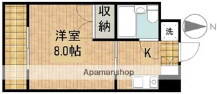 ディユラヴィーヌ【301号室】の間取り