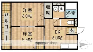 シティハイムアサダ【2階】の間取り