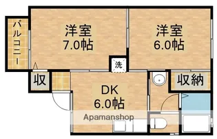 静岡県浜松市中央区早出町【アパート】の間取り