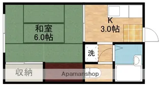 デーリーハイツD【103号室】の間取り