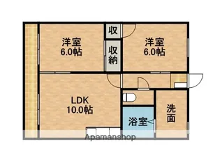 ミッキー【2階】の間取り