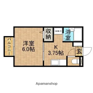 プランティオⅠ【2階】の間取り