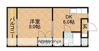 マンションカトレアⅠ【3階】の間取り