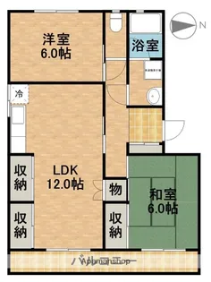 本町サンハイツ【3階】の間取り