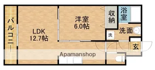 GRAND COLLINE【402号室】の間取り