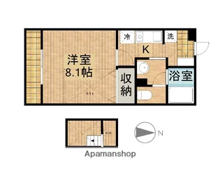 モナリエAINO【2階】の間取り