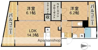 アンジェリーク【2階】の間取り
