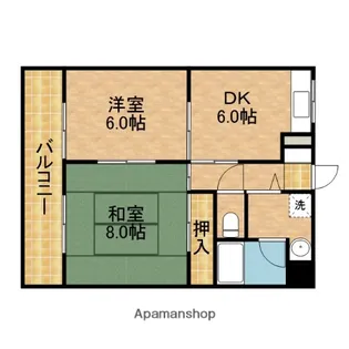 メルベーユⅡ【3階】の間取り