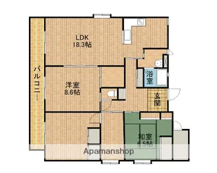 ブランロジュマン【3階】の間取り