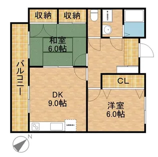 ディアコート【3階】の間取り