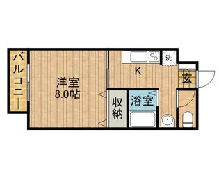 SURPLUSラ・シャーンブル【1階】の間取り