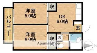 CASA YAMASHINA【1階】の間取り