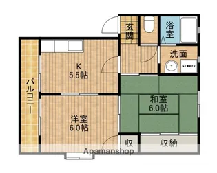 メゾンワルツ【103号室】の間取り