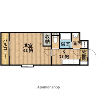 ドルフィン【5階】の間取り