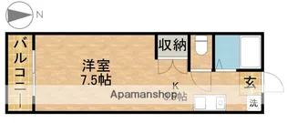 となりの花きゃべつ【3階】の間取り