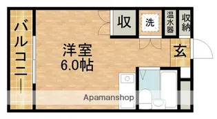 オクトワール浜北Ⅰ【407号室】の間取り