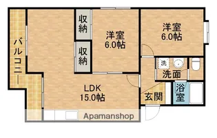 静岡県浜松市中央区曳馬3丁目【マンション】の間取り