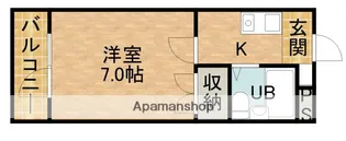 上島コモンコートD棟【3階】の間取り