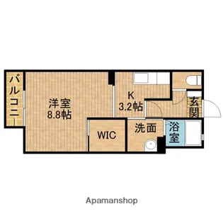 アフロディア【202号室】の間取り