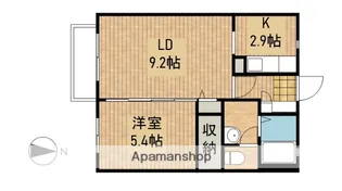 サンプラス【2階】の間取り