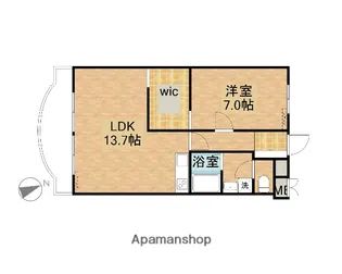 ネバーランドⅠ【202号室】の間取り