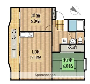 ドミ美【1階】の間取り